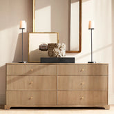 Genet Reeded 6-Drawer Dresser